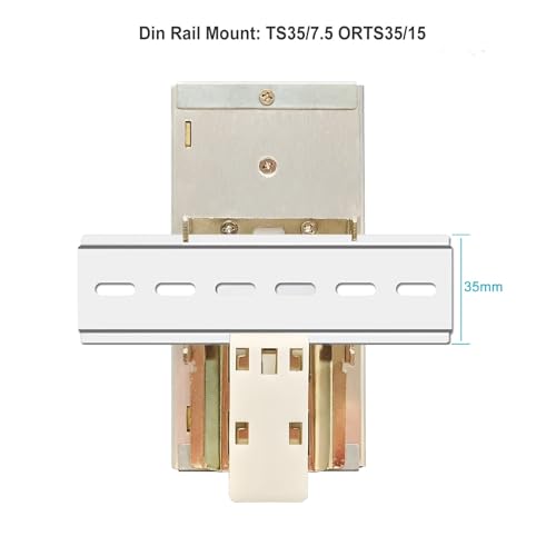 Image of 240W 48V Din Rail Mount Power Supply 48V Output AC-DC Industrial Power Adapter 100~240V AC Input Din-Rail Switching Power Supply with Over Load /Temperature Short Circuit Protection