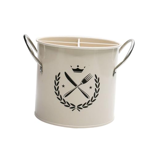 Artibetter 箸収納ケース 食器水切りバスケット キッチンオーガナイザー 仕切り付きカトラリーホルダー フォーク スプーン収納 家用卓上整理用