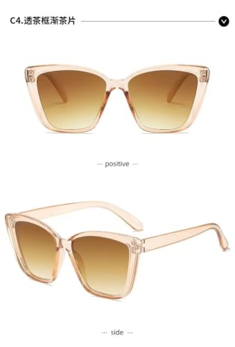 Lunettes de soleil pour femmes monture carrée pour les terrasses de café et sorties en ville