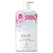 Olay Fresh Outlast Rose Water & Sweet Nectar Body Wash, 30 fl oz, (Pack of 4) Package may vary