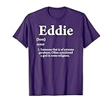 Eddie T-Shirt - Cute Definition Personalized Name Gift Shirt T-Shirt