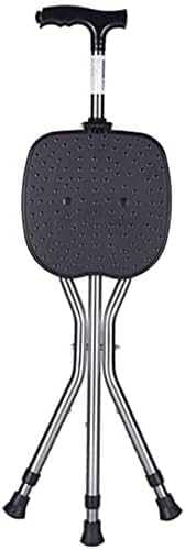 Bastón plegable con luz LED, para personas con discapacidad y ancianos, bastones con niveles de altura ajustables, para hombres o mujeres con problemas de movilidad