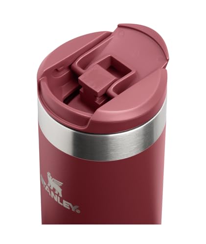 Image of Stanley AeroLight Transit Bottle 16 oz | Locking Drink Through Lid | Leak Resistant Water Bottle or Coffee Travel Mug | Lightweight Insulated Stainless Steel | BPA-Free | Cranberry