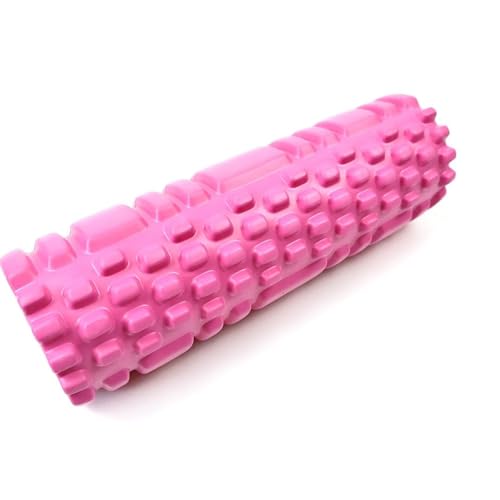 SOUS MIRAS Foam Roller for Muscle Pain Relief - Deep Tissue Massage Roller for Full Body Relaxation Therapy - Hamstrings, Back Pain & Neck Muscles - Trigger Point & Myofascial Release (Pink) SOUS MIRAS Foam Roller for Muscle Pain Relief - Deep Tissue Massage Roller for Full Body Relaxation Therapy - Hamstrings, Back Pain & Neck Muscles - Trigger Point & Myofascial Release (Pink)