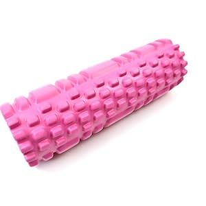 Sous Miras Foam Roller for Muscle Pain – Deep Tissue Massage Roller for Full Body Relaxation Therapy – Muscle Roller for Tightened Hamstring, Back & Neck Muscles (Massage Roller) (Pink)