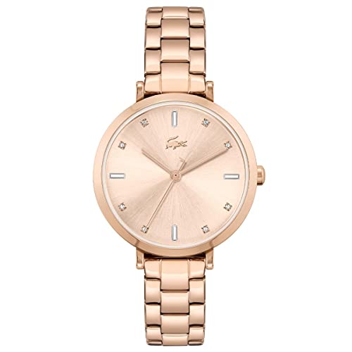 Lacoste Reloj Analógico de Cuarzo para Mujer con Correa en Acero ...