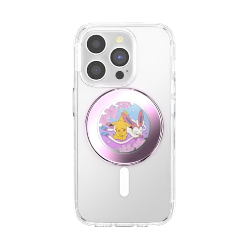 Image of PopSockets Phone Grip for MagSafe, Magnetic Holder, Phone Stand, Pokemon - Sakura Dreams