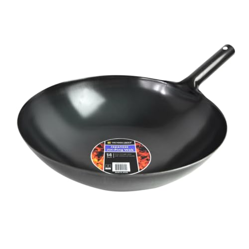 Wok Japonés de Acero A-to-Z Supply 14 in diámetro miniatura 1