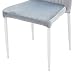 Tuoni, Juego de 4 sillas océano, terciopelo celeste, desenfundable, diseño elegante, ideal...