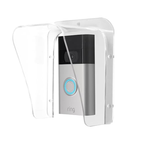 Doorbell Rain Cover Weatherproof Compatible for...