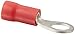 Vinyl Insulated Ring Terminal, 22-18 Wire Size, 10" Stud Size, 0.315" Width, 0.827" Length
