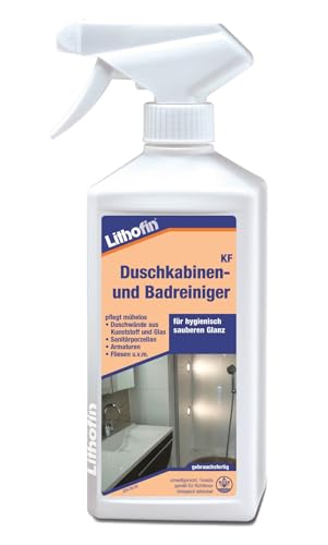 Lithofin KF Duschkabinen- und Badreiniger für alle keramischen Beläge, 500ml