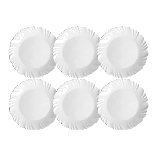 Jogo de Pratos para Sobremesa Nadir Duralex Linha Pétala 6 Peças