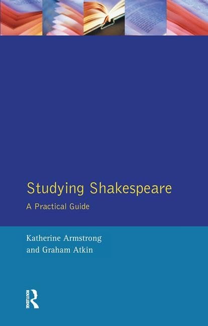 Studying Shakespeare livre pour comprendre facilement les pieces