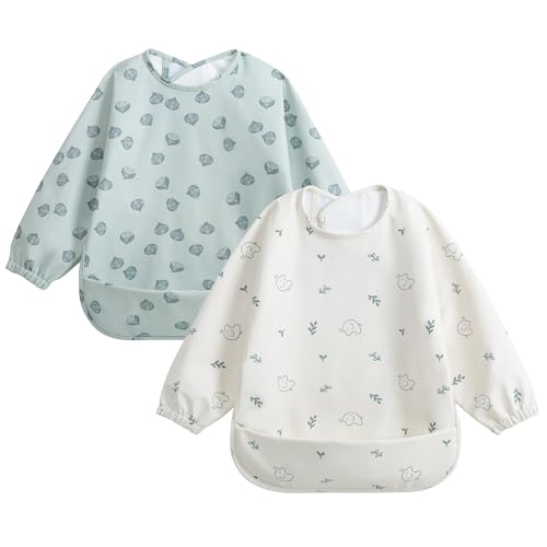 Tablier bébé imperméable Little Dimsum pour activités créatives et repas autonomes