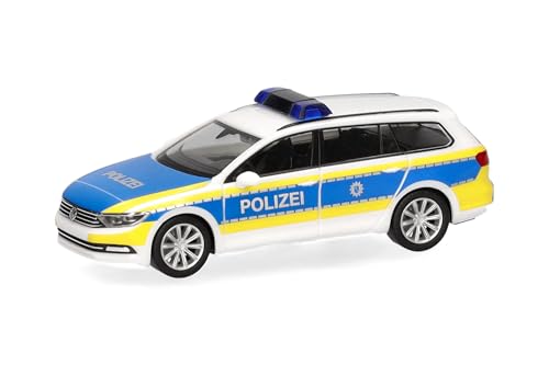 Voiture VW Passat Polizei Herpa 1:87 - Miniature de police de Brême en plastique pour collection