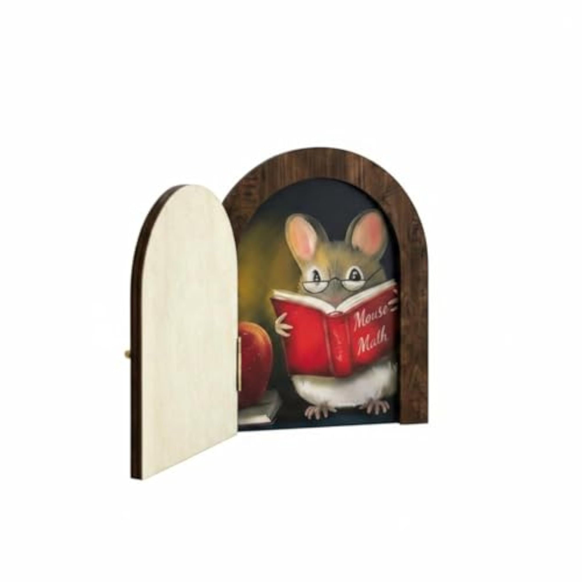 Whimsical Design Mouse Door Wall Decal Creative Gift