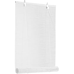Persianas Privacidad Cy.curtain bright Estor de Bambú Enrollable para Interiores, Cortina Persiana de Madera, Protección Solar y Privacidad, para Ventana y Puerta, 150 x 250 cm