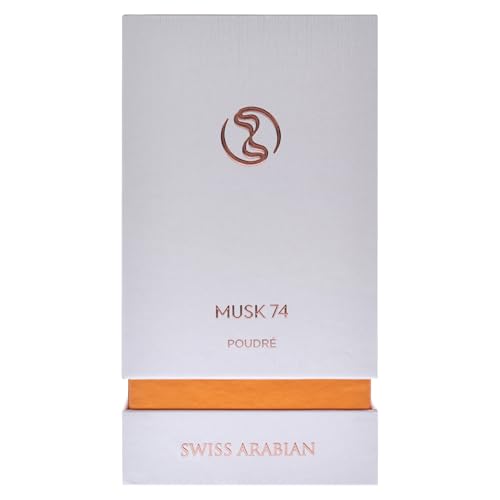 Swiss Arabian Musk 74 Poudre - Luxury Products From Dubai - Long Lasting and Addictive EDP Spray Fragrance - A Seductive Signature Aroma - 1.7 oz