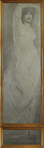 Berkin Arts Klassisch Rahmen Fernand Khnopff Giclée Leinwand Prints Gemälde Poster Wohnkultur Reproduktion(Arcasia Zeichnung) #JK