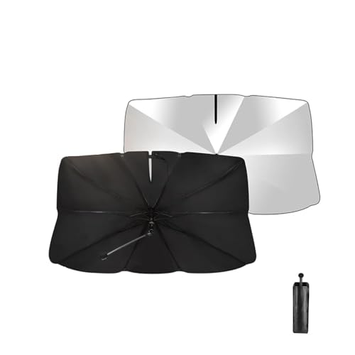 Parasol Coche Paraguas para Mercedes Benz AMG ML SUV M-Class W163 W164 W166, Eje Giratorio de 360°Plegable Sombrilla despegable,80cm x140cm