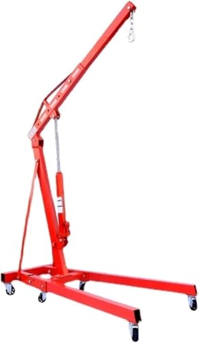 Grúa hidráulica Manual, grúa de elevación portátil de 2/3 toneladas, grúa Plegable para reparación de automóviles (2 toneladas, Plegable Ligera)