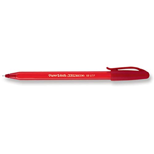 Caneta Paper Mate Kilometrica 100 fina - Caixa c/50 Vermelho