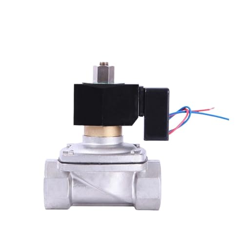 Électrovanne pour circuit d'eau en acier inoxydable 1-1/4 - 2