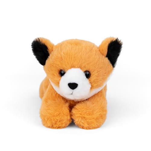 Image of Mirada Floppy Fox Soft Toy - Brown Plush Stuffed Animal for Kids, Boys & Girls - Birthday Gift - 21cm