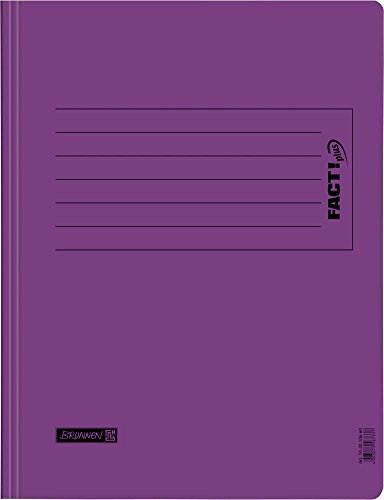 Brunnen Schnellhefter, aus Pappe, 13 Farben, extra stark, 375 g/m² Pacco da 10 lilla