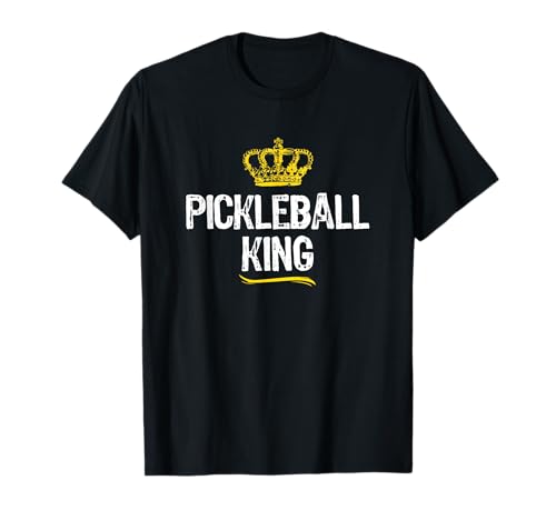 Pickleball King Men Boys Player Funny Cool Camiseta