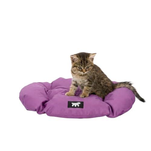 Ferplast Cuccia Cane e Gatto Antigraffio e Impermeabile, Tessuto Tecnico Resistente, Taglia Piccola RELAX TECH, Lavabile in Lavatrice a 30°, 43 x 30 x 3 cm, Viola