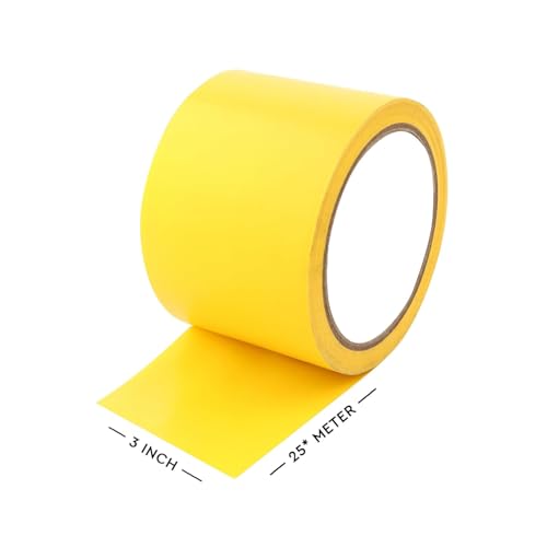 Image of Vastu Blue - Yellow Tape | Size - 3 Inch (72 mm) Approx | Length- 20 Meter (Approx) | Vastu Tape Remedy for Toilet | Vastu Tape for Main Door | Tape Remedy | Pack of 2