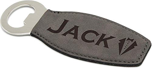 Custom Engraved And Personalized Beer Bottle Opener For Groomsmen Housewarming (Grey) #TOP4