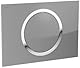 Mepa Betätigungsplatte MEPAZERO 421856 2-Mengen Glas/silber