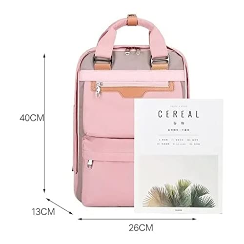 Moda Mochila Bolsa Escola Viagem Notebook Alto Qualidade (Cinza)
