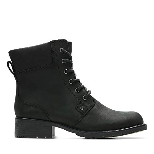 Clarks Women's Orinoco Spice Ankle Boots, Black Black Leather, 3.5 UK by Clarks - Used condition - US$61.92