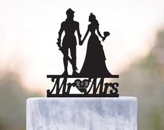 Knights in armor and princess fairy tale wedding cake topper,mr and mrs ...