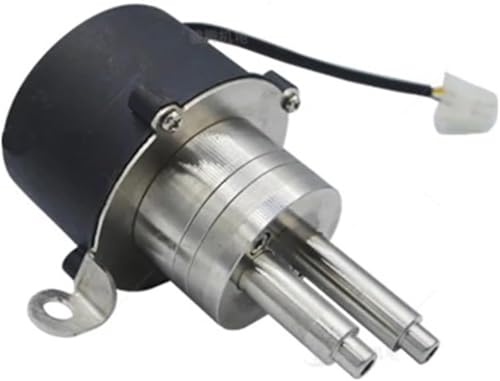 Bomba de engranajes eléctrica for aguas residuales/efluentes MG204XP01A02, 24 V CC, accionamiento magnético, acero inoxidable, 1,2 l/min for fluidos de 0 a 100 °C, 3000 CPS(Stepper Motor,CN-SUS316)