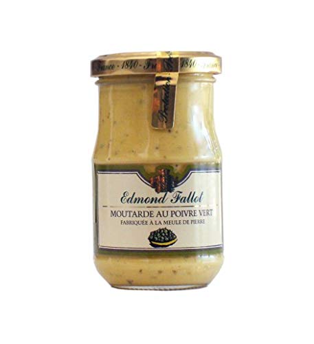 Mostaza Dijon a la pimienta verde 210 g - Caja de: 12 unidades