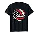 Patriotic Volleyball Gift Volleyball Team American Flag T-Shirt