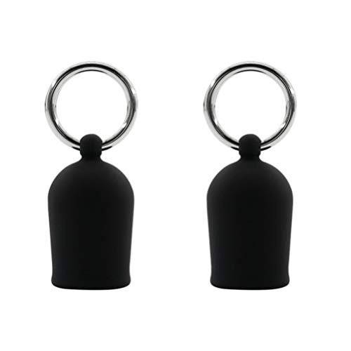 EXCEART 1 Pair Nipple Clip Silicone Sucker Ring Nipple Clamps Non Piercing Nipple Rings Faux Body Jewelry Breast Clamp for Women