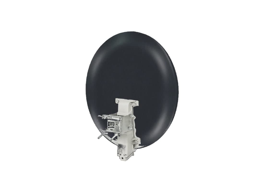 Kit Antena parabolica HQ Reforzada Astra Negra - 65 cm