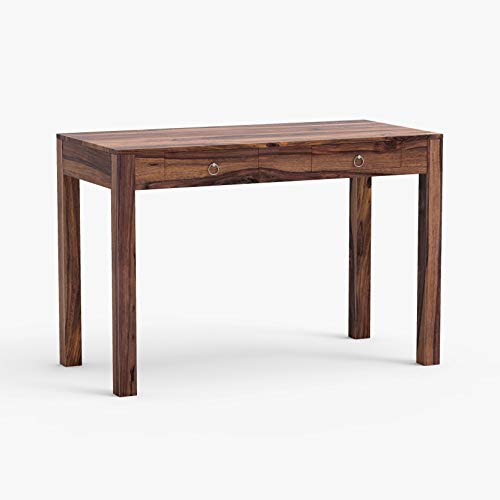 Image of Sheesham Wood Writing Computer & Study Table for Home and Office Furniture (Warm Chestnut) (Study Table 2)