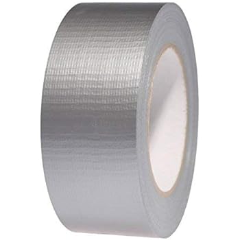 Gocableties Premium Silver/Grey Duct Tape, 48mm x 50m, Heavy Duty (2") Gaffer Tape Roll