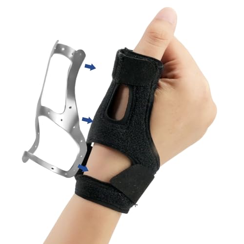 RUIZHI Universelle Daumenbandage, Daumenstütze Linke Rechtes, Vollständig Fixierte, Verstellbare Daumenstütze für Verstauchte Daumen, etc