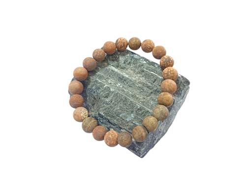 Bracelet jaspe araignée extensible : fini les fermoirs difficiles, taille réglable