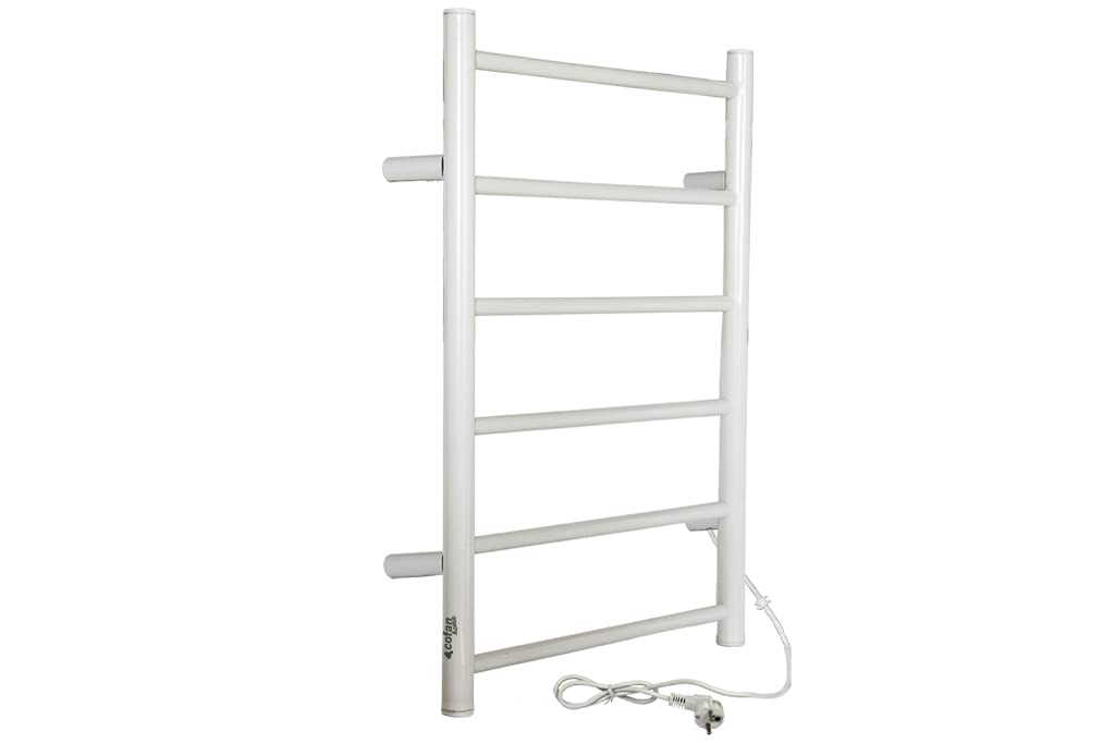 Cofan Elektryczny wieszak na ręczniki model Gobbi I Wykonany ze stali węglowej I 80W I IP44 I Wymiary 68 x 53 x 10,5 cm
