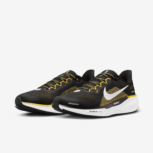 Nike Nike Pegasus 41 Men's Road Running Shoes (FZ5097-001, Black/White/University Gold/White) Size 10.5