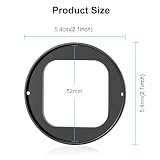 PULUZ Filtr UV Adapter Pierścieniowy Zestaw do Insta360 Ace Pro 2, z Len Cap Action Camera 52 mm Uchwyt Filtra Akcesoria do Ace Pro 2